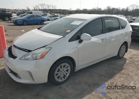 2013 Toyota Prius V Three from USA, damaged, VIN JTDZN3EU0D3259386